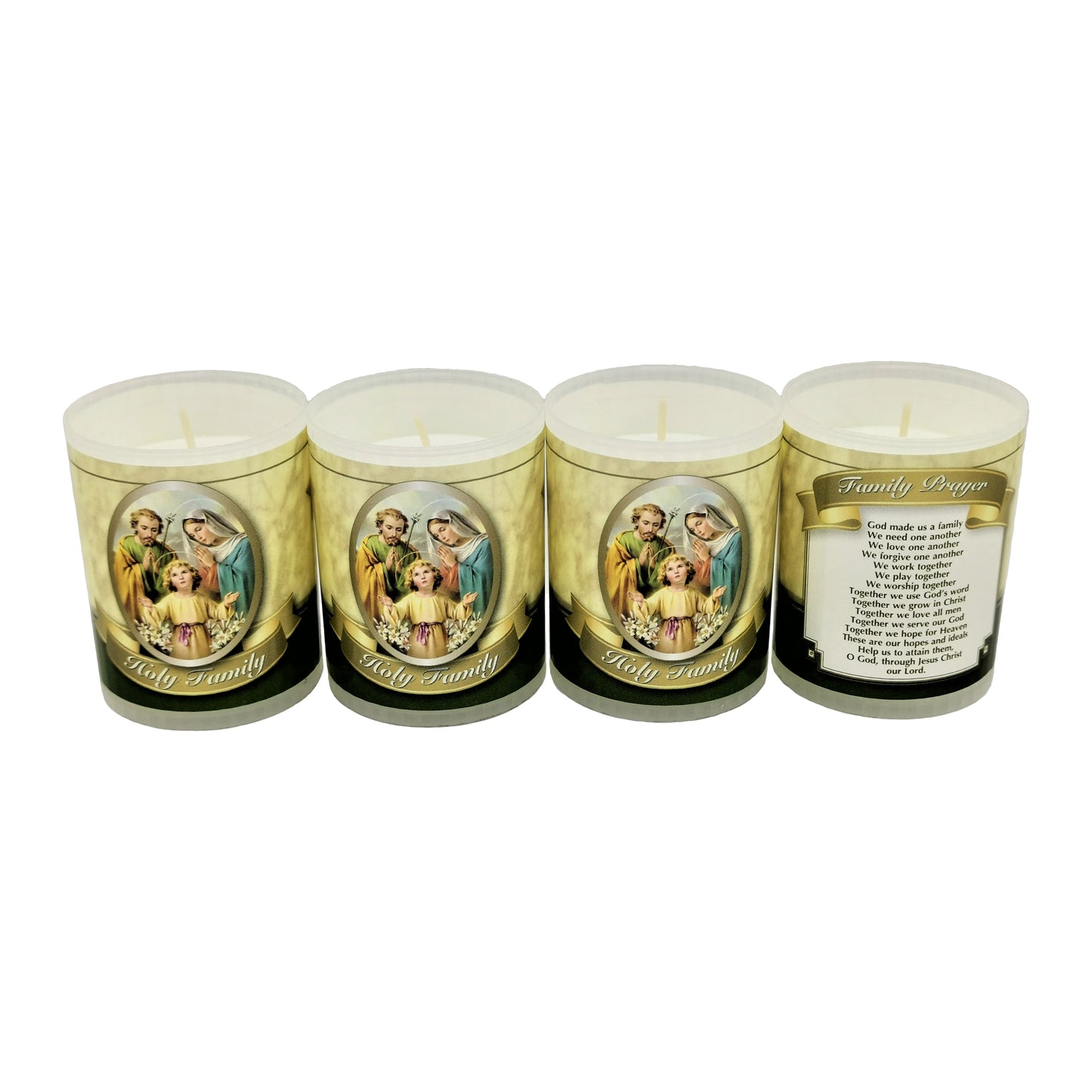 Catholic Devotional Candle (24 Hours) – Assorted Designs