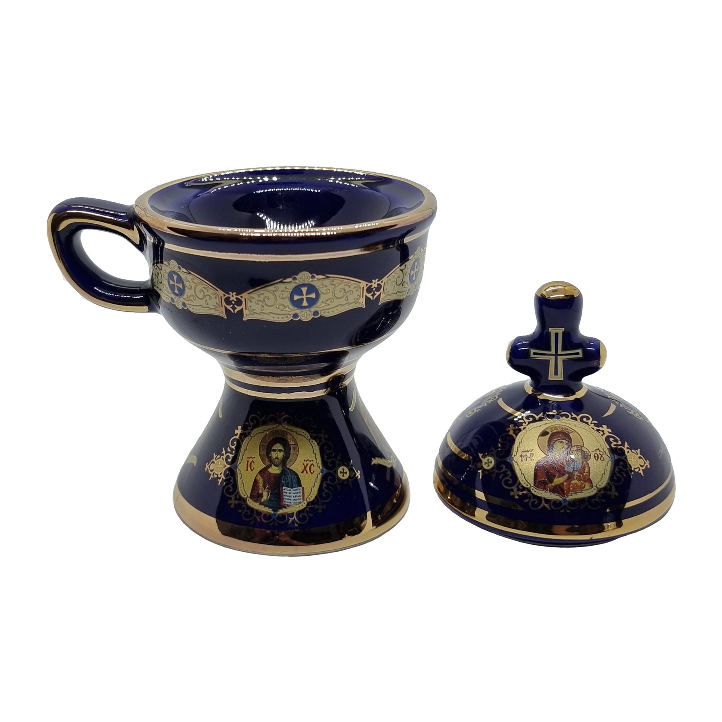Porcelain Incense Burner (Blue)