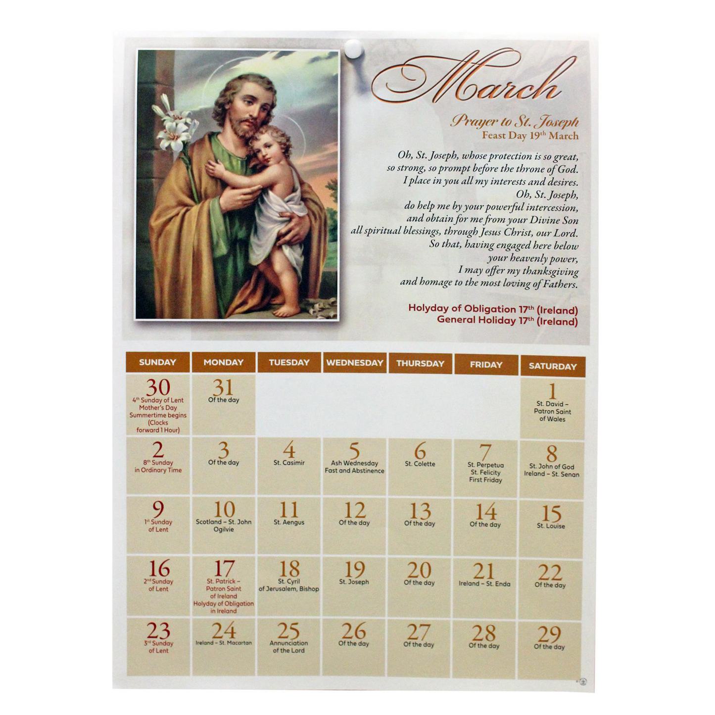 Calendar 2025 (Church Art)