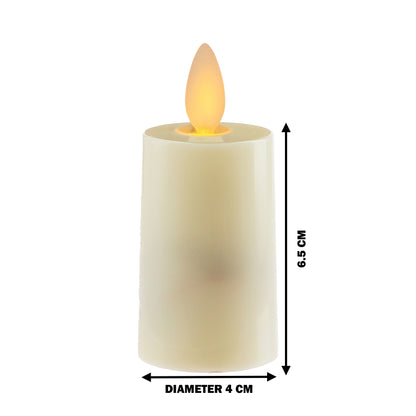 Catholic Mini Artificial Rechargeable Flameless Candle with Flickering Effect – Assorted Designs