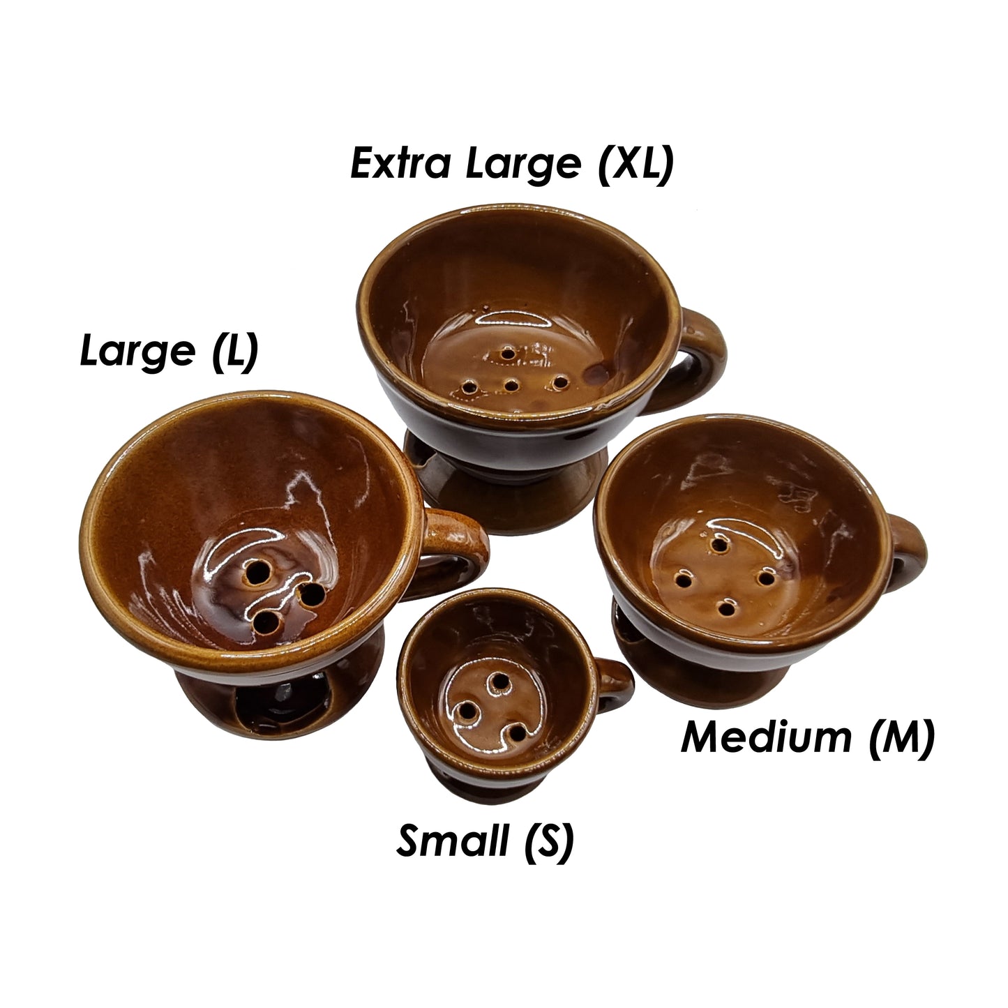Porcelain Incense Burner – Brown Colour