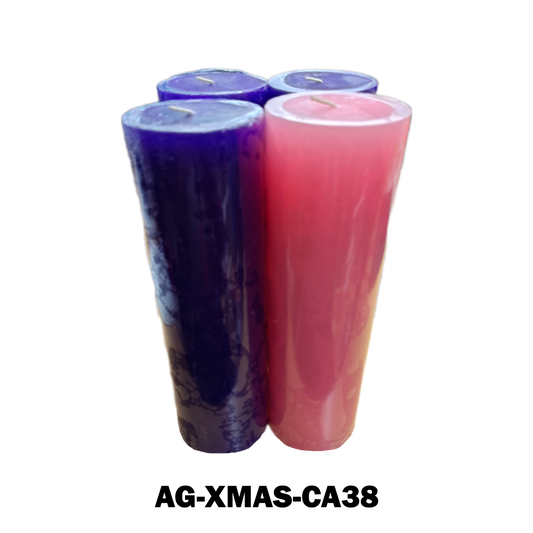 Advent Candles Set – 2.75" X 9″ (30 Hrs)