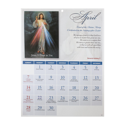 Calendar 2024 (Church Art - Design B)