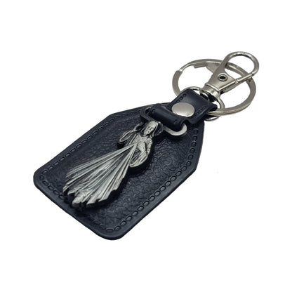 Keychain – PU Leather + Alloy Pendant (Assorted Design)